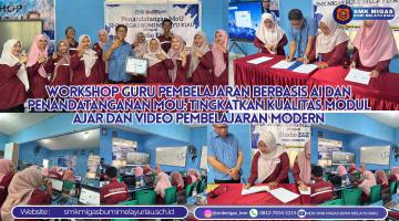 Workshop Guru Pembelajaran Berbasis AI dan Penandatanganan MoU: Tingkatkan Kualitas Modul Ajar dan Video Pembelajaran Modern